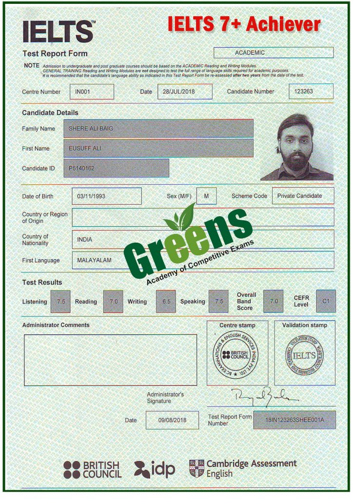 ielts-score-card-3-greens-academy